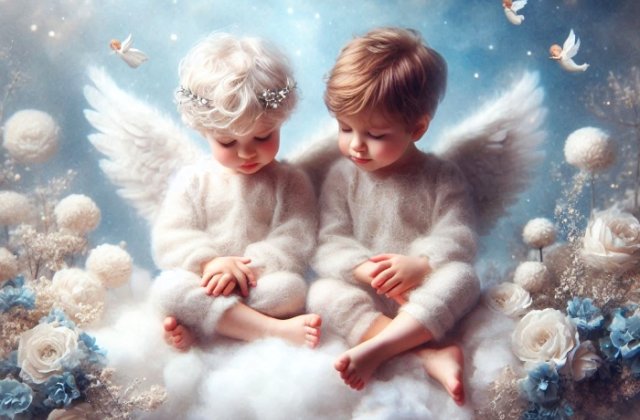 Spirituális mese gyermeklelkű felnőtteknek és földre született angyaloknak. Történet a kíváncsi kisangyalról, aki az őrzőangyal iskolában tanul, érdeklődve figyeli fentről a földi világot, közben emberi életre vágyik, és Dénesről, a megszületésre készülő,...