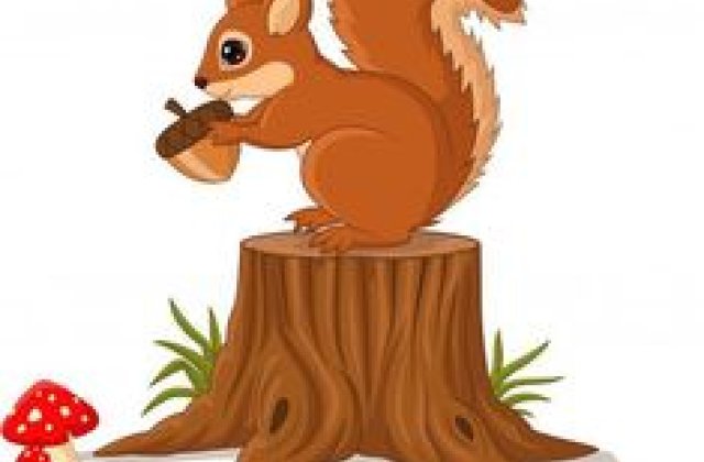 Őszre fordult az idő,
hűvös volt,s fújt a szél,
mókus Pityu pedig szomorú volt,
mert a fát amiben lakott,
kivágták az erdész bácsik! 
Minden ennivalója,a fa odvában volt,
csak egy makkocskát tud...
