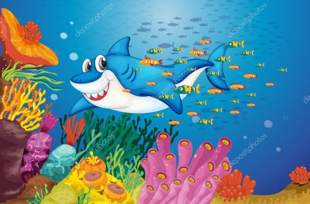  
 
Tengeri korallok közt úszott,
apró kis halak voltak a barátai,
soha nem volt mérges, inkább
mindig mosolygott,ez a cápa!
 
Igaz,fogai élesek voltak,
s nagy volt a szája,de csak
moszatot evett,s ...