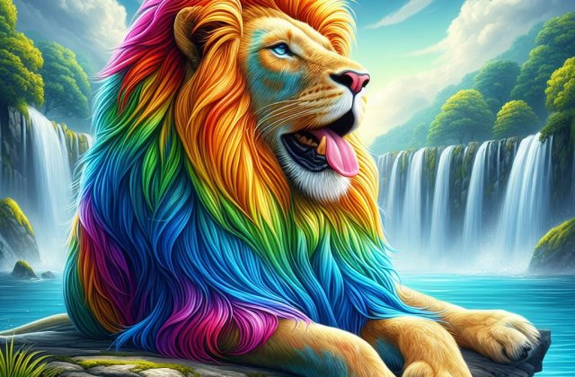  
       A szavannák mélyén, ahol a fák hosszú árnyat vetnek, élt egy különleges oroszlán, akit Sábának hívtak. Az ő sörénye nem csupán aranybarna volt, mint a többi oroszlánnak, hanem különlegesen színe...