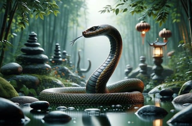 A terrapin szellem; Xiaoqing most is, mint minden ugyan olyan napon, amikor fülledt volt az idő; a Jangce folyót sekélyét járta. A zöld kígyó, ma is épp úgy csodálta kívánalma tárgyát, a Fehér kígyót,...