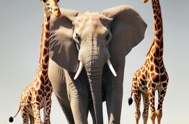 Elefánt Elemér a becses nevem,
az afrikai szavannákról érkeztem,
nagyok a füleim, hosszú az ormányom,
óriási a magasságom.
 
Rengeteg barátom van a prérin,
orrszarvúak és zsiráf bébik,
de sokan vannak még...